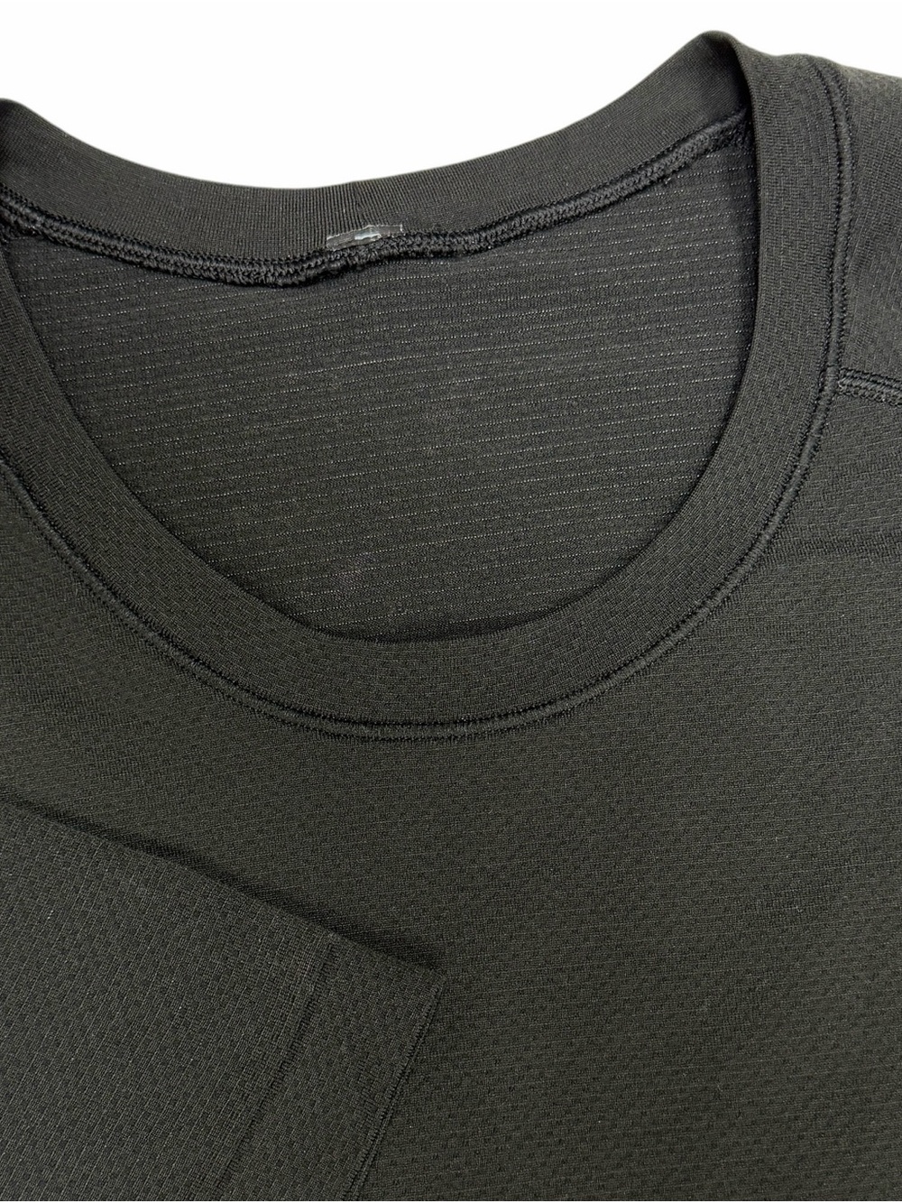 Lululemon Shirt Men Large Black Metal Vent Tech Short Sleeve Athletic Performanc